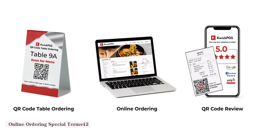 Online Ordering Special Terms