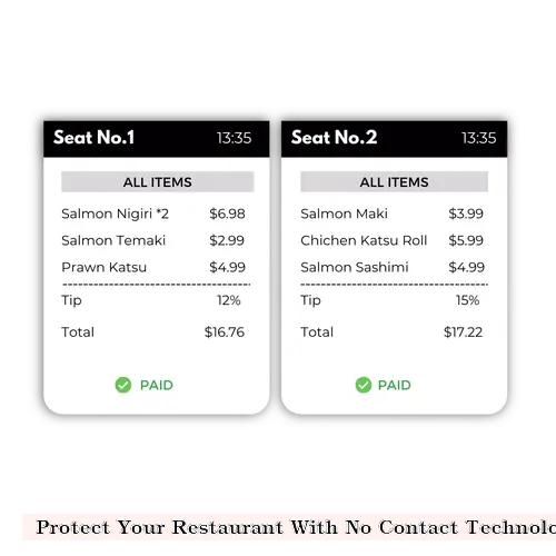Protect Your Restaurant With No Contact Technology